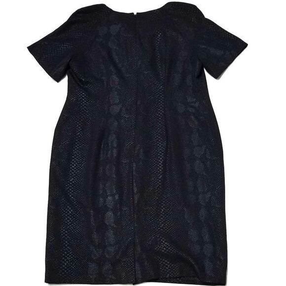 JONES New York Black Snakeskin Bodycon Midi Dress - Picture 5 of 9